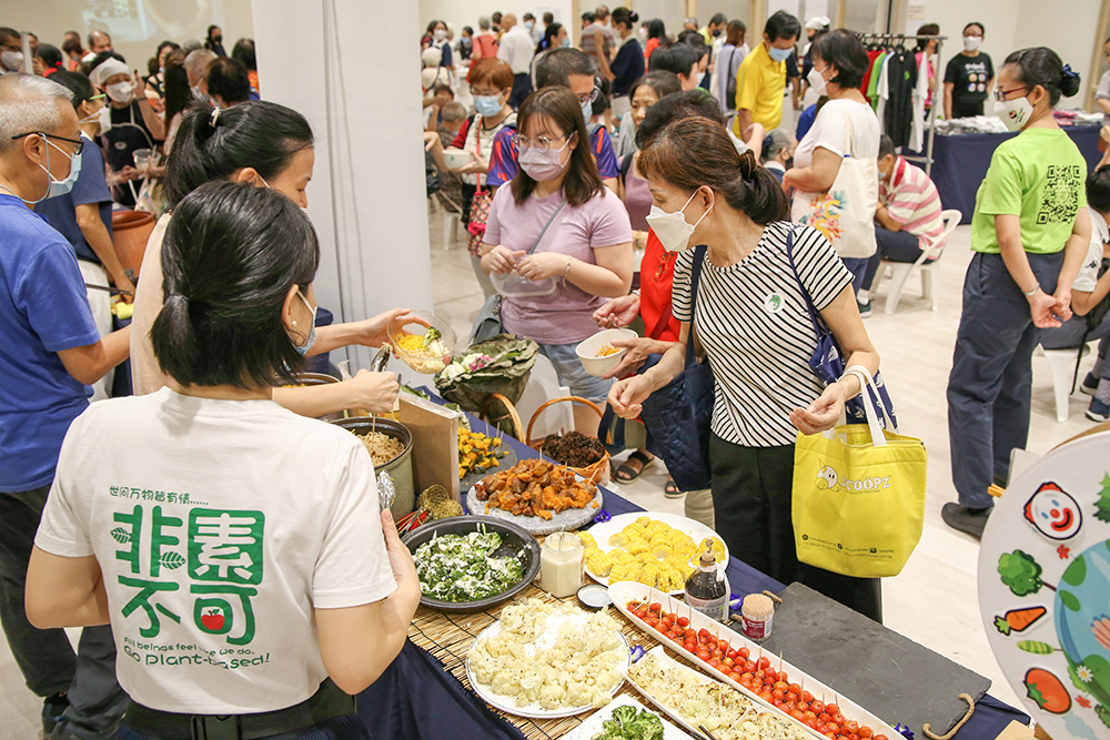 Tzu Chi Hosts the Last Plant-based Party of 2022